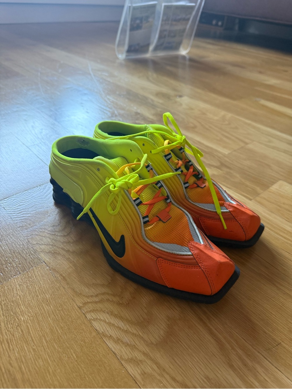Martine Rose Nike Shox Orange/Green